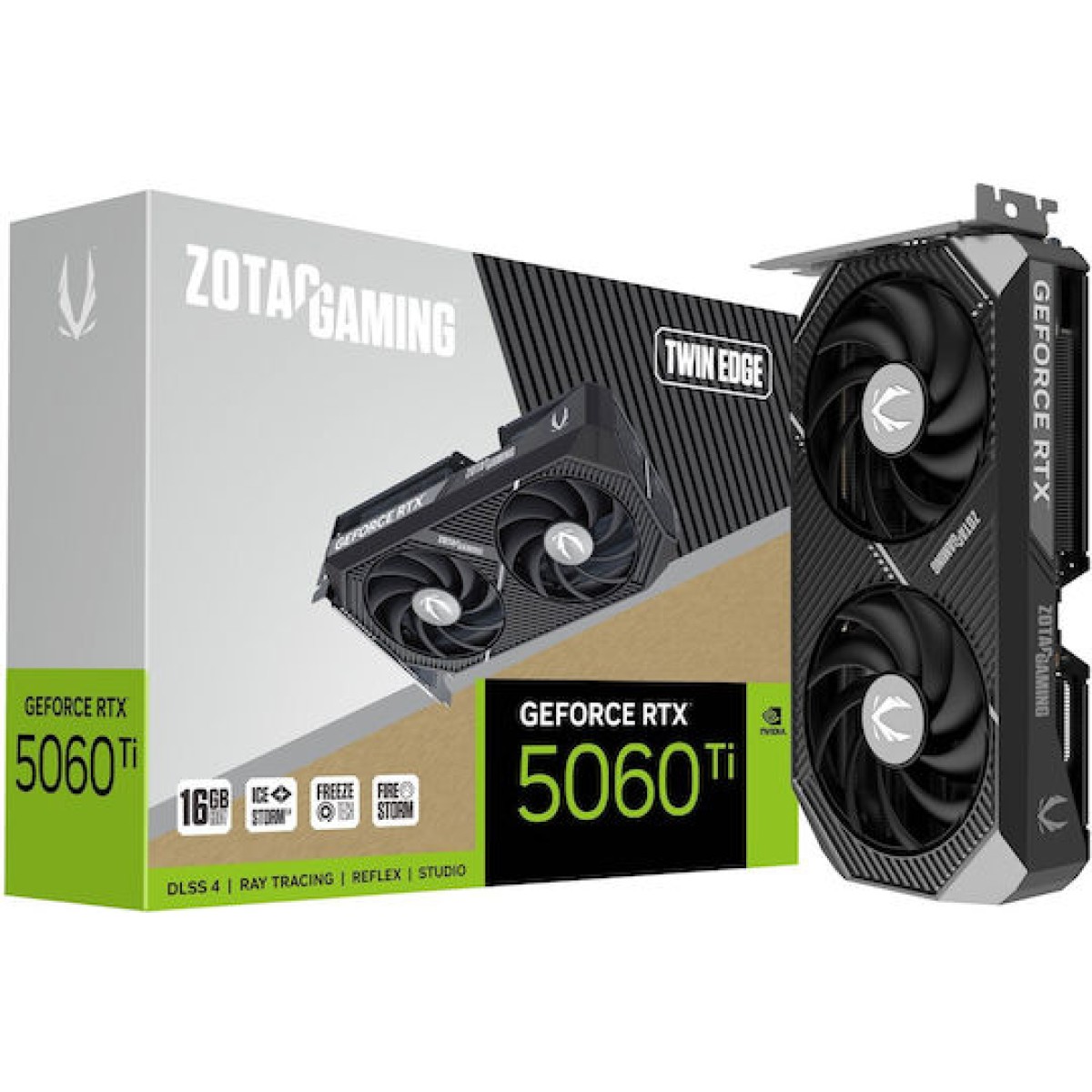 Zotac GeForce RTX 5060 Ti 16GB GDDR7 Twin Edge Κάρτα Γραφικών