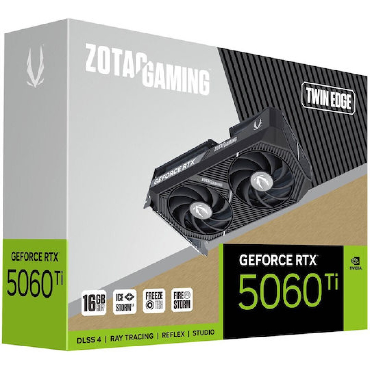 Zotac GeForce RTX 5060 Ti 16GB GDDR7 Twin Edge Κάρτα Γραφικών