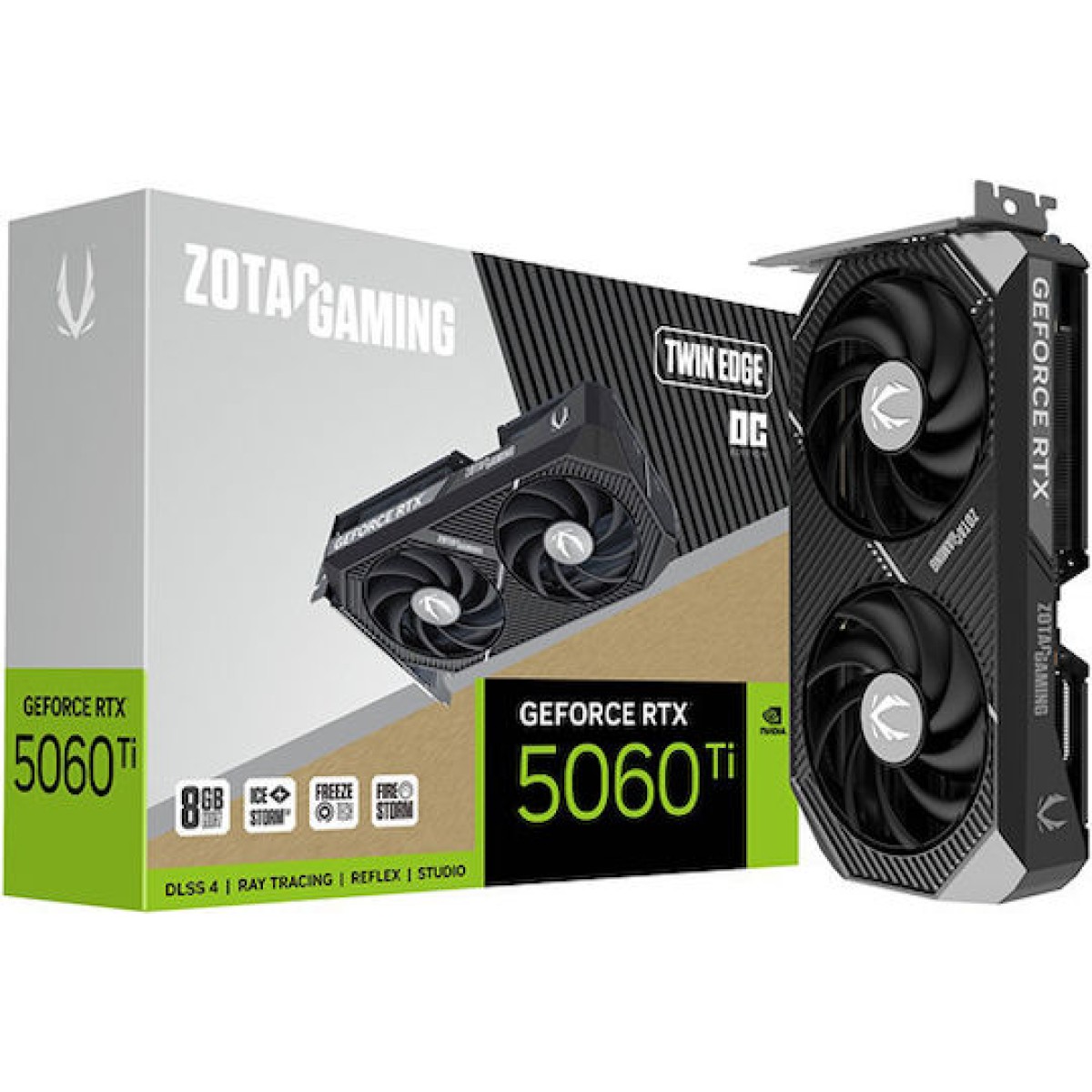 Zotac GeForce RTX 5060 Ti 8GB GDDR7 Twin Edge OC Κάρτα Γραφικών