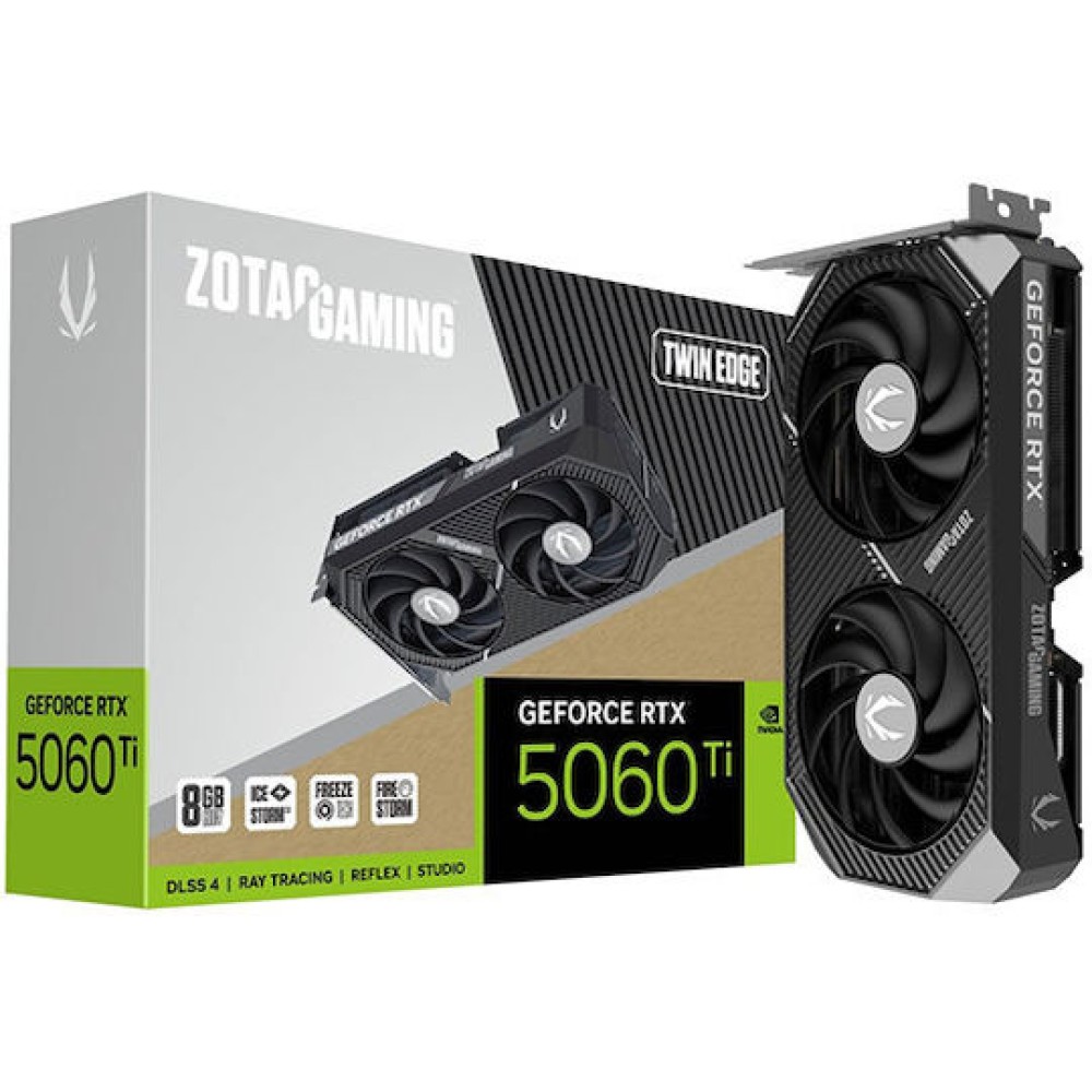 Zotac GeForce RTX 5060 Ti 8GB GDDR7 Twin Edge Κάρτα Γραφικών