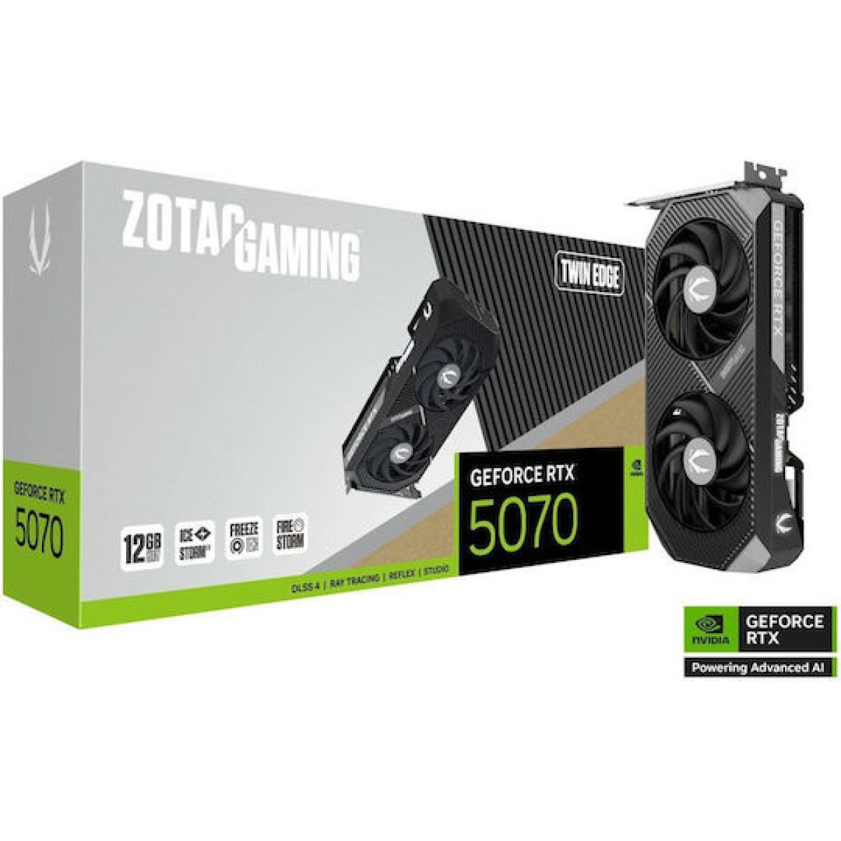 Zotac GeForce RTX 5070 12GB GDDR7 Twin Edge Κάρτα Γραφικών