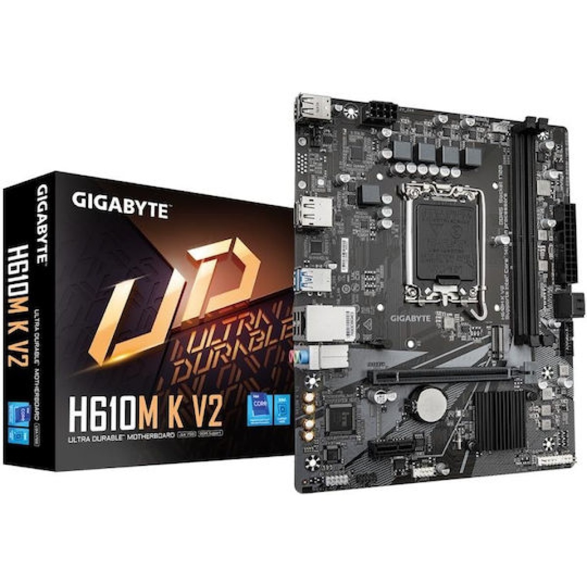 Gigabyte H610M K V2 rev. 1.0 Motherboard ATX με Intel 1700 Socket