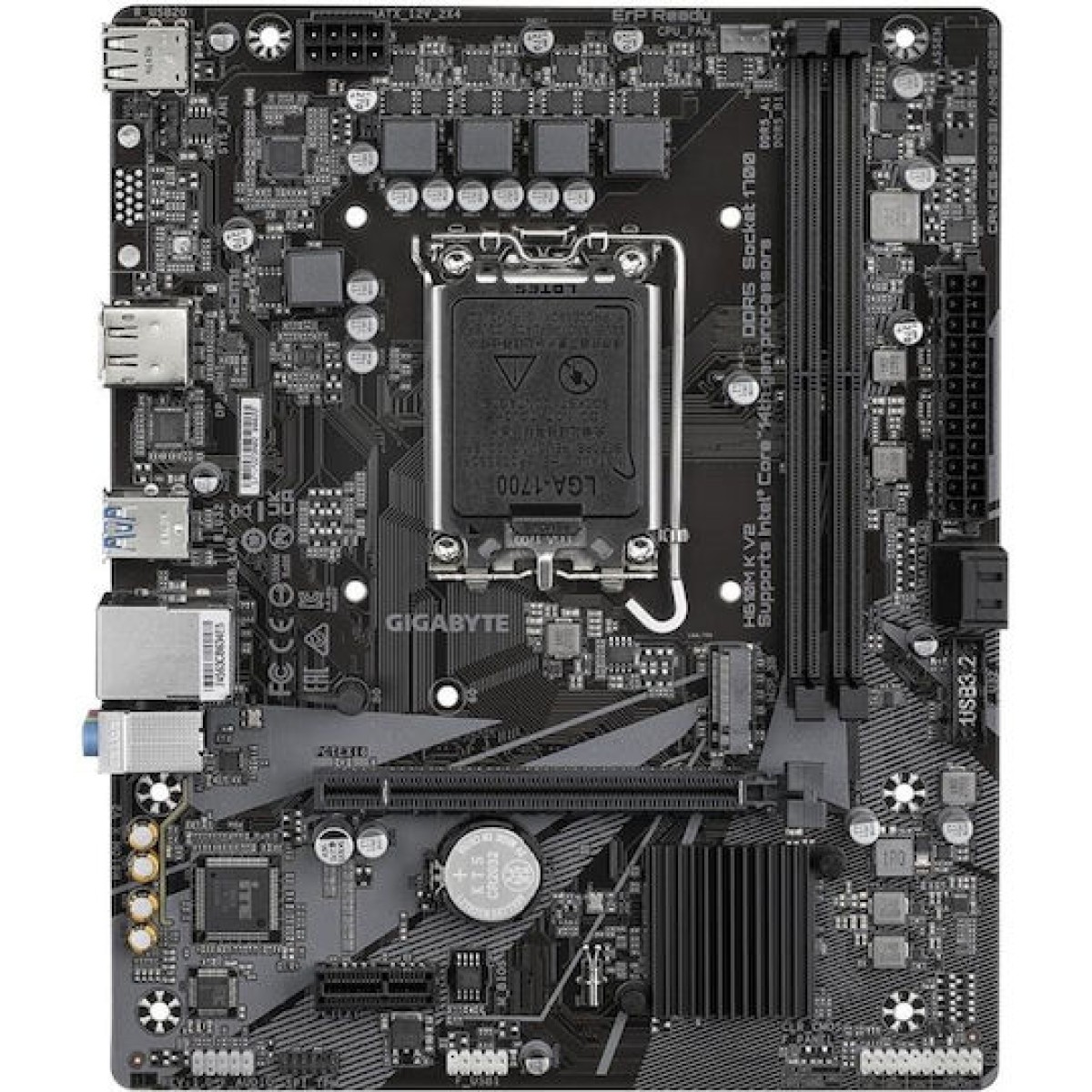 Gigabyte H610M K V2 rev. 1.0 Motherboard ATX με Intel 1700 Socket