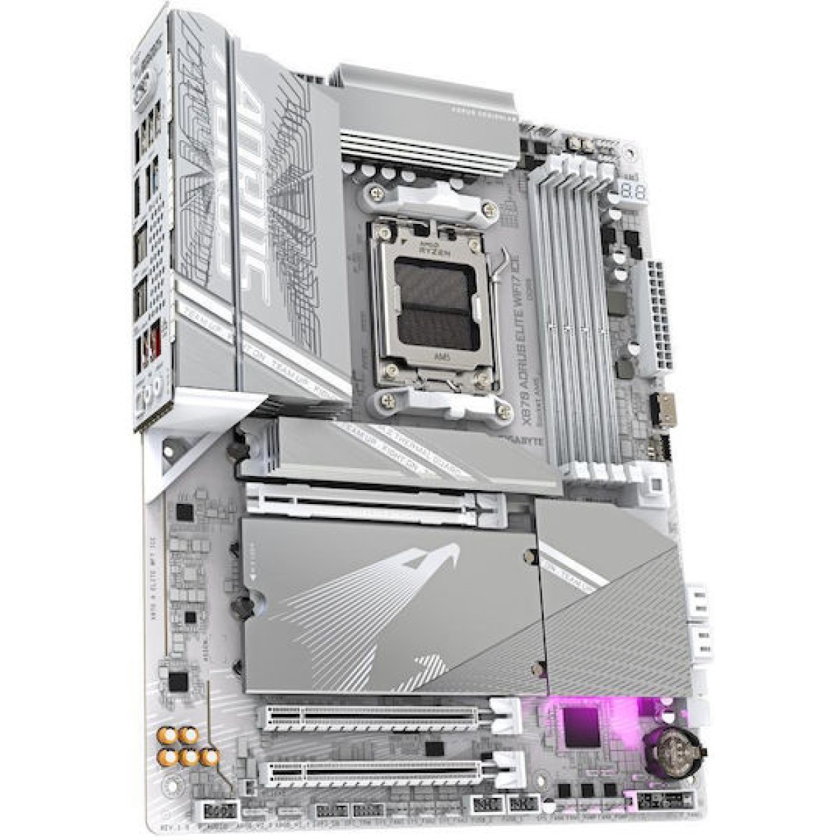 Gigabyte X870E AORUS ELITE WIFI7 ICE Motherboard ATX με AMD AM5 Socket