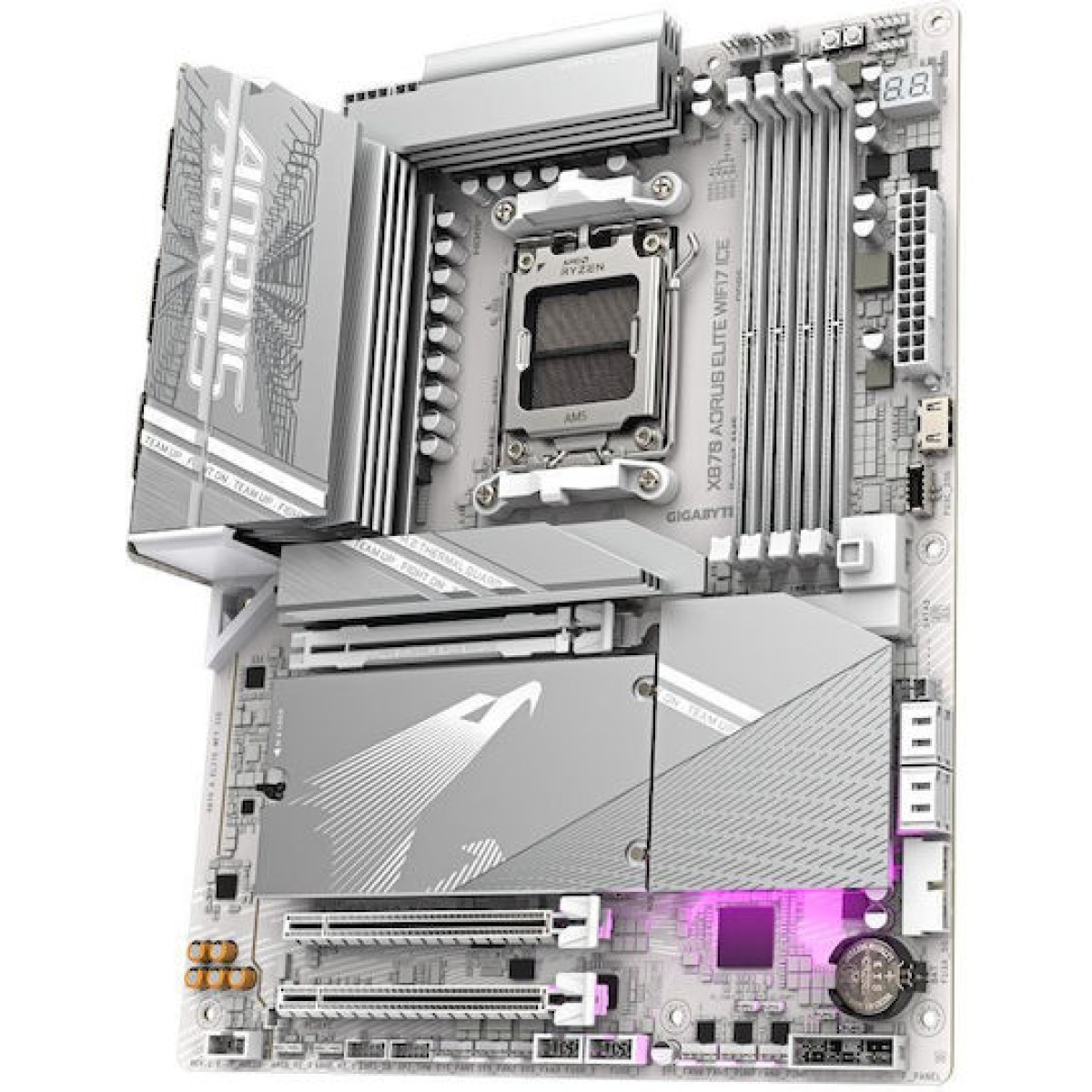 Gigabyte X870E AORUS ELITE WIFI7 ICE Motherboard ATX με AMD AM5 Socket