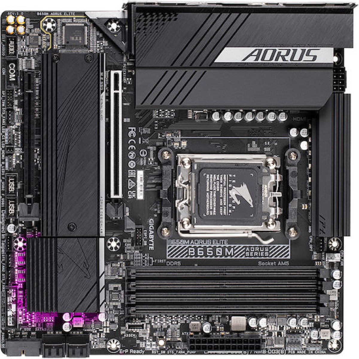 Gigabyte B650M Aorus Elite rev. 1.x Motherboard Micro ATX με AMD AM5 Socket