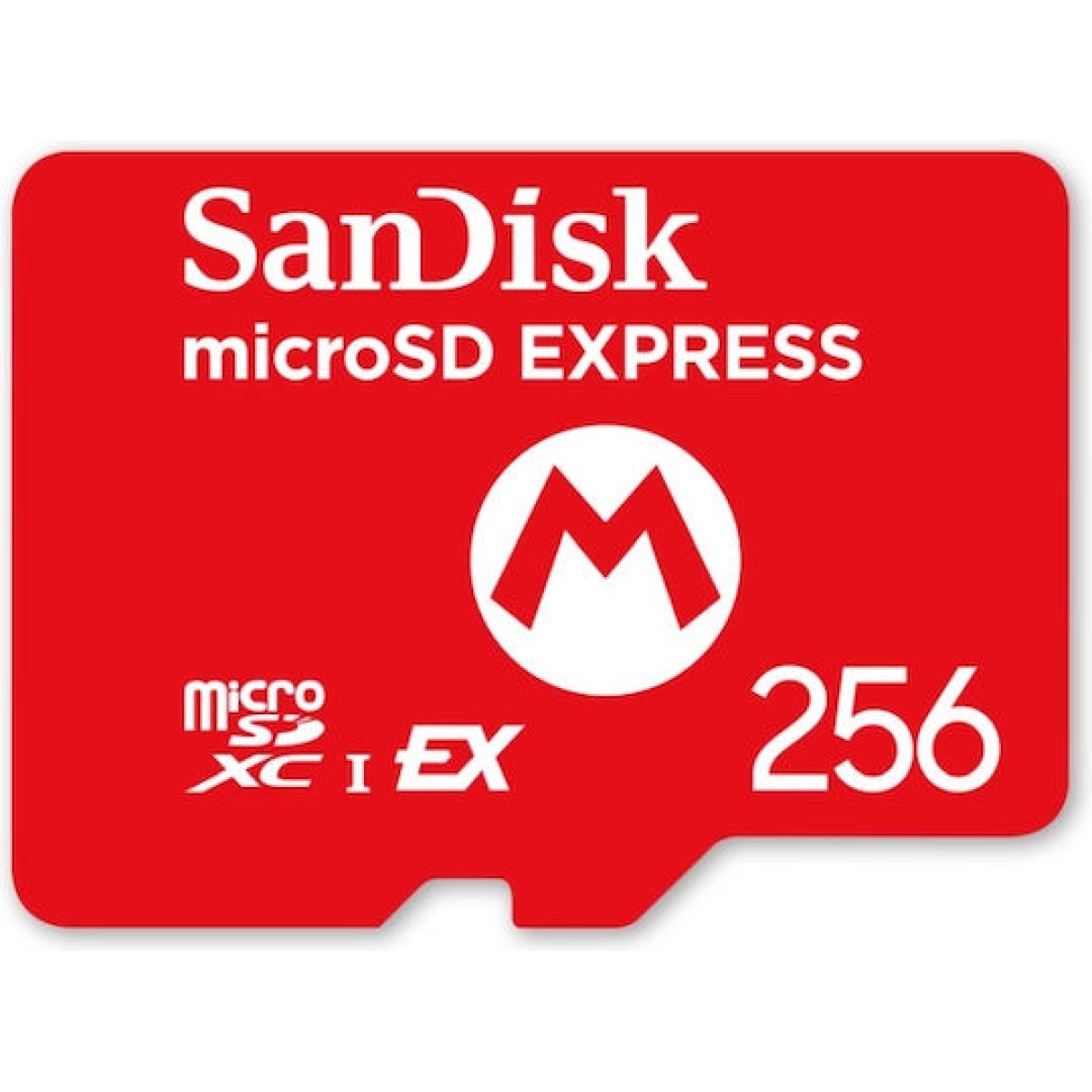 Sandisk Nintendo Switch 2 Mario Logo microSDXC 256GB