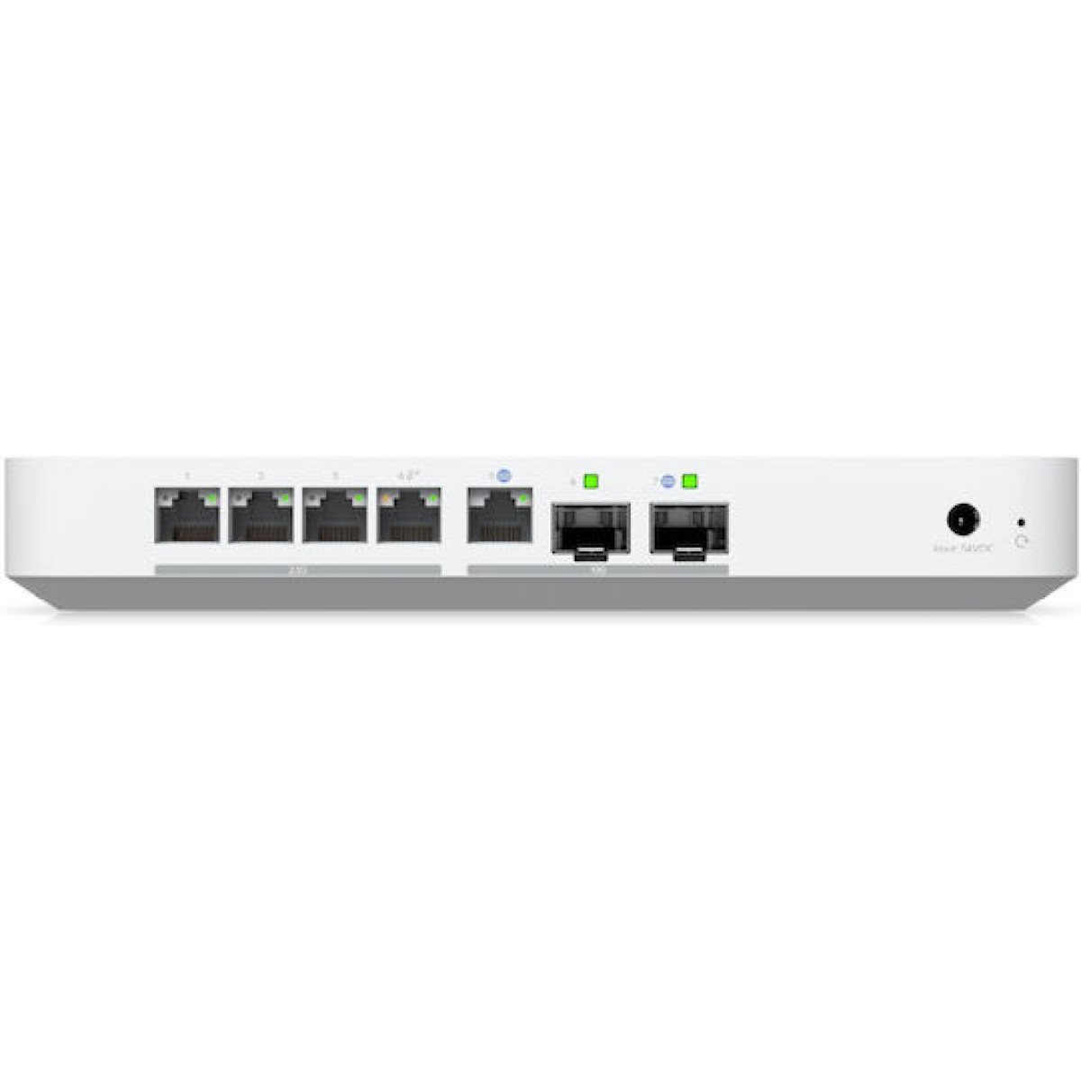Ubiquiti Uxg-fiber Unifi Dual Wan Gateway Fiber Quad-core 2200mhz 4gb 1x10gbe Wan 1xsfp+ Wan 4x2.5gbe 1xsfp+ Lan 1xpoe-out