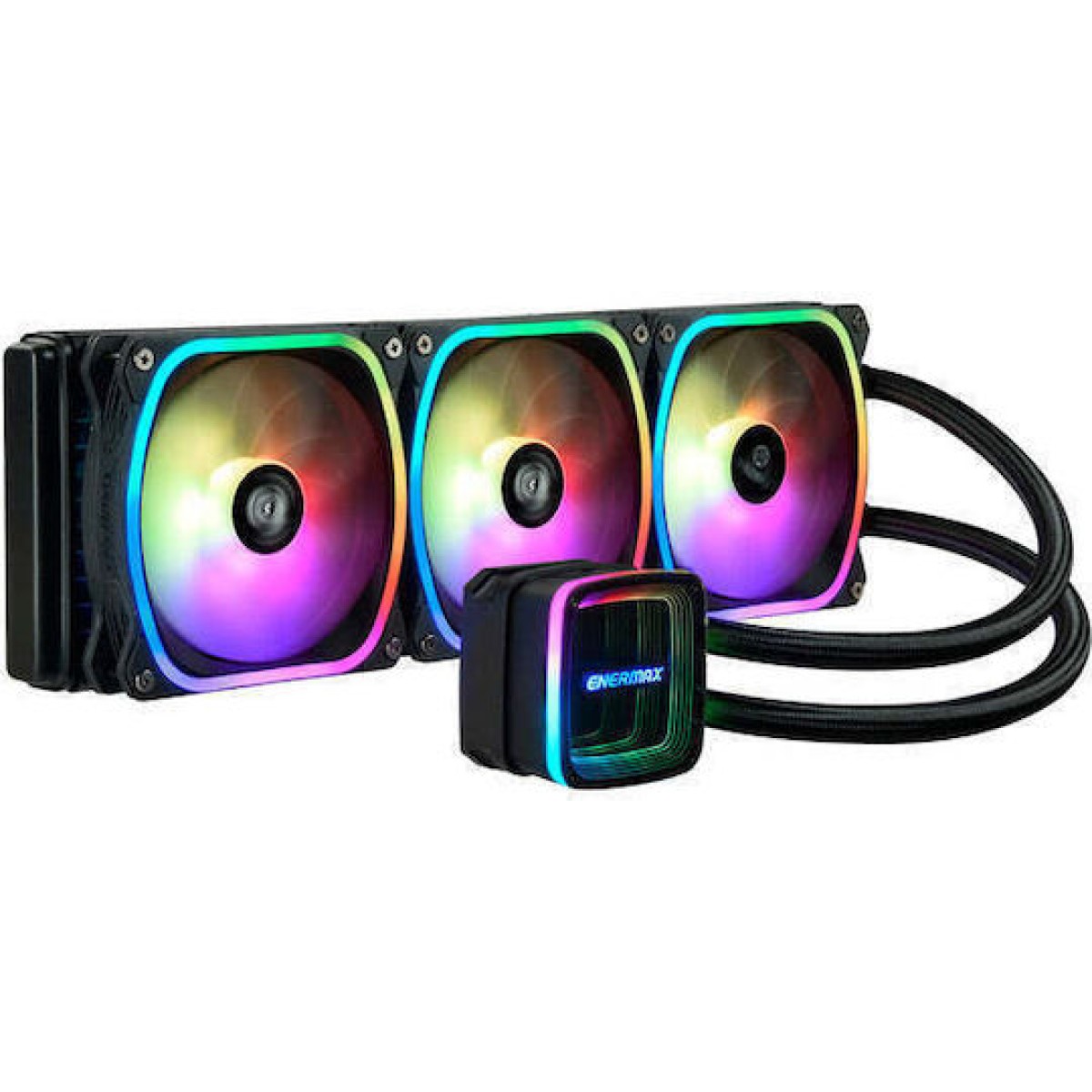 Enermax Aquafusion II 360 ARGB Υδρόψυξη Επεξεργαστή Τριπλού Ανεμιστήρα 120mm για Socket AM4/AM5/1700