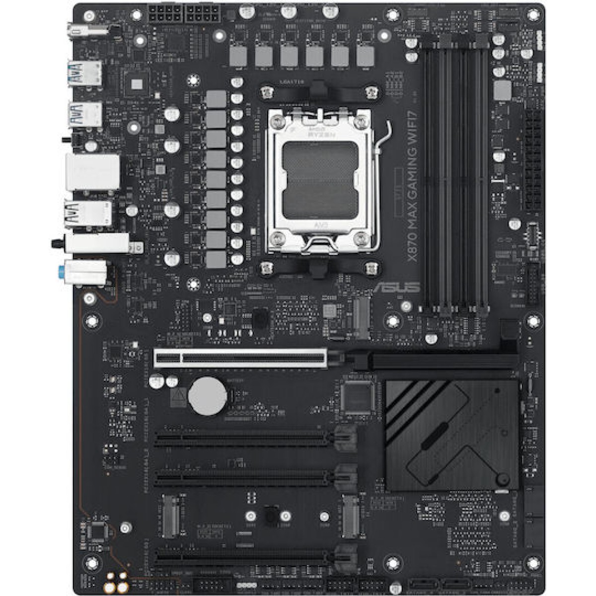 Asus X870 MAX GAMING WIFI7 Motherboard ATX με AMD AM5 Socket 90MB1LY0-M0EAY0