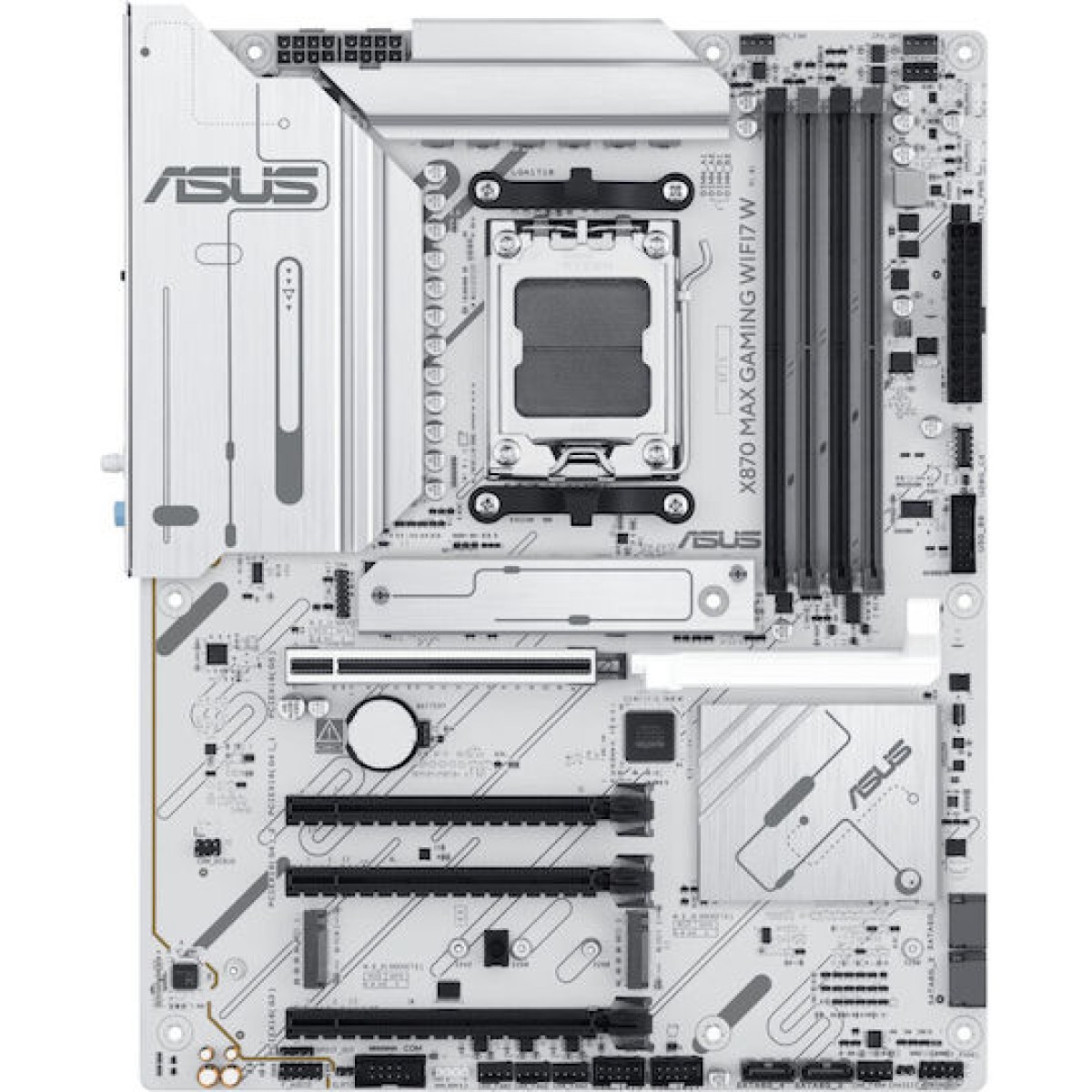 Asus X870 MAX GAMING WIFI7 W Motherboard ATX με AMD AM5 Socket 90MB1LZ0-M0EAY0