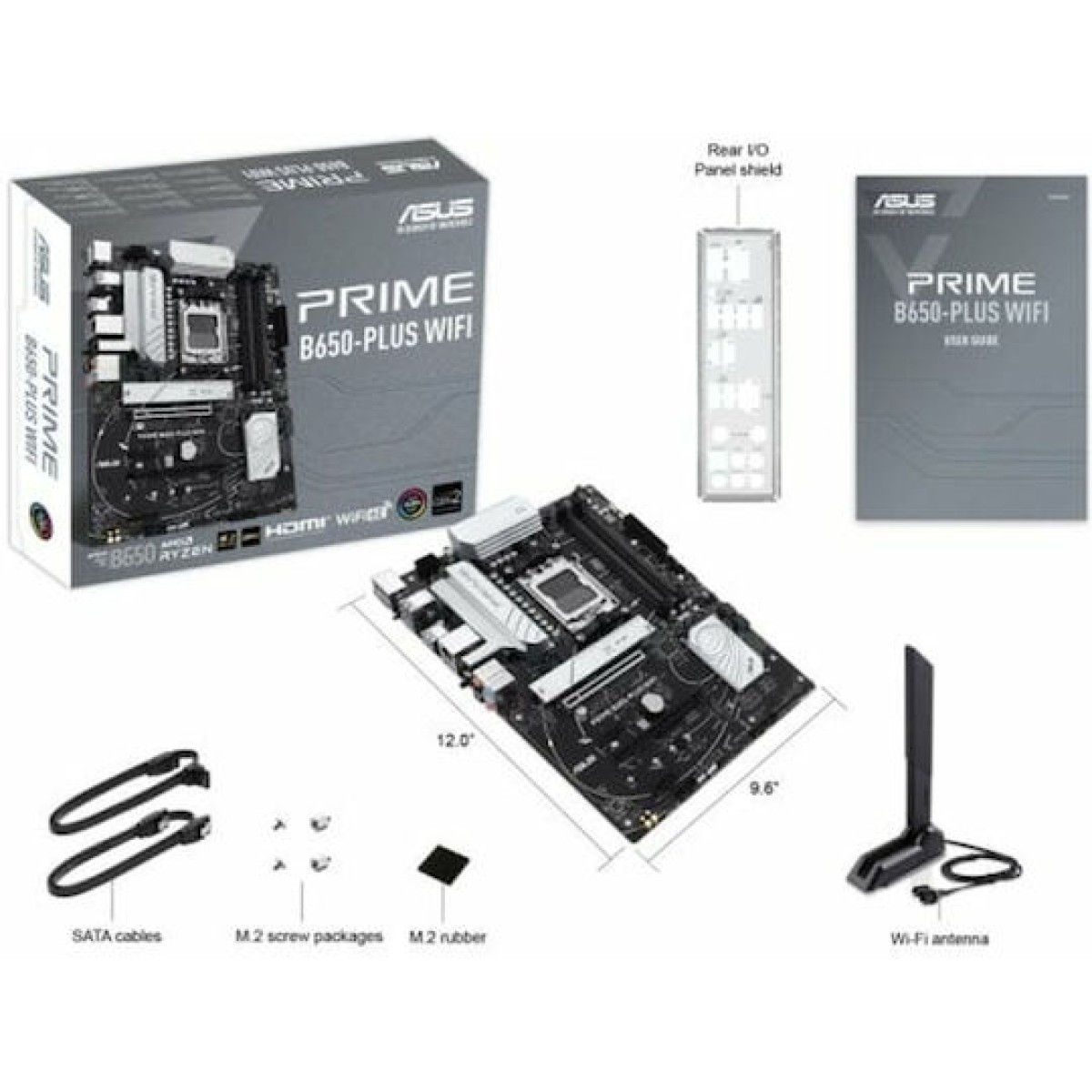 Asus Prime B650-Plus WIFI Motherboard ATX με AMD AM5 Socket 90MB1KP0-M0EAY0