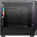 Montech X5M Gaming Mini Tower Κουτί Υπολογιστή με Πλαϊνό Παράθυρο και ARGB Φωτισμό Μαύρο