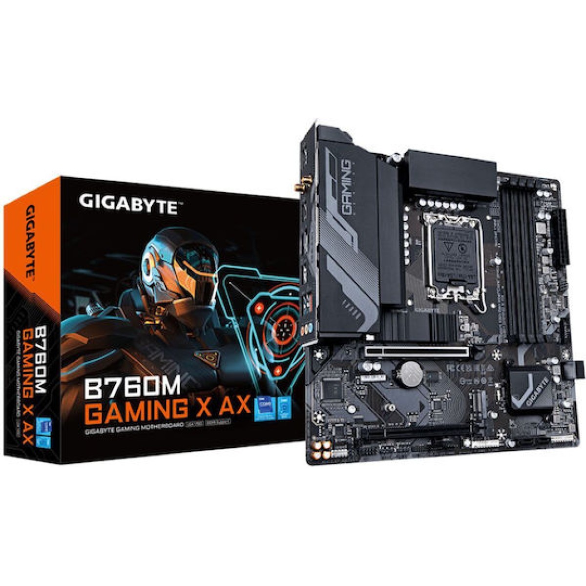 Gigabyte B760M Gaming X AX Wi-Fi Motherboard Micro ATX με Intel 1700 Socket