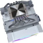 Valkyrie Vind 125 DL Ψύκτρα Επεξεργαστή Διπλού Ανεμιστήρα για Socket AM4/AM5/1200/1700 με ARGB Φωτισμό Λευκή