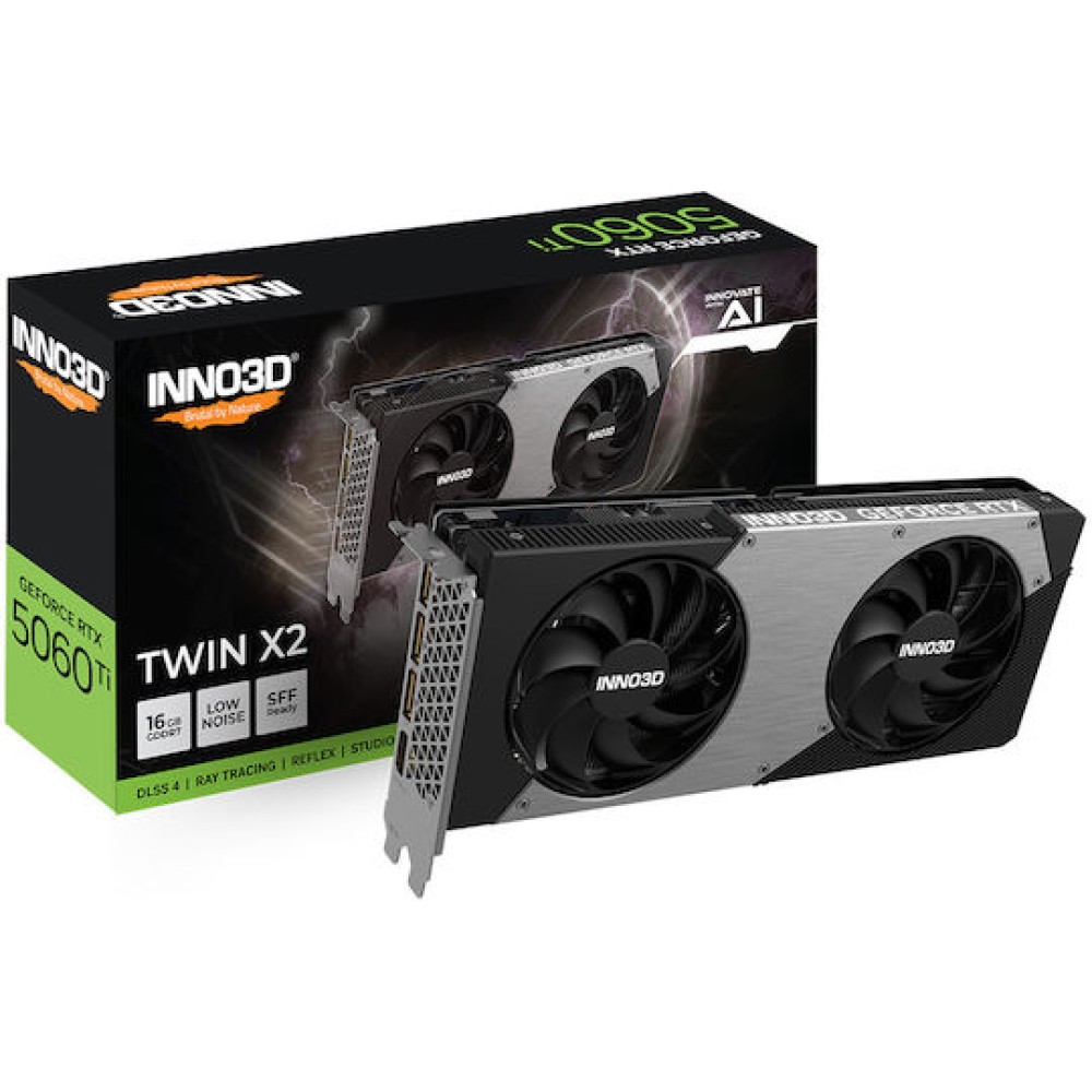 Inno 3D GeForce RTX 5060 Ti 16GB GDDR7 Twin X2 Κάρτα Γραφικών
