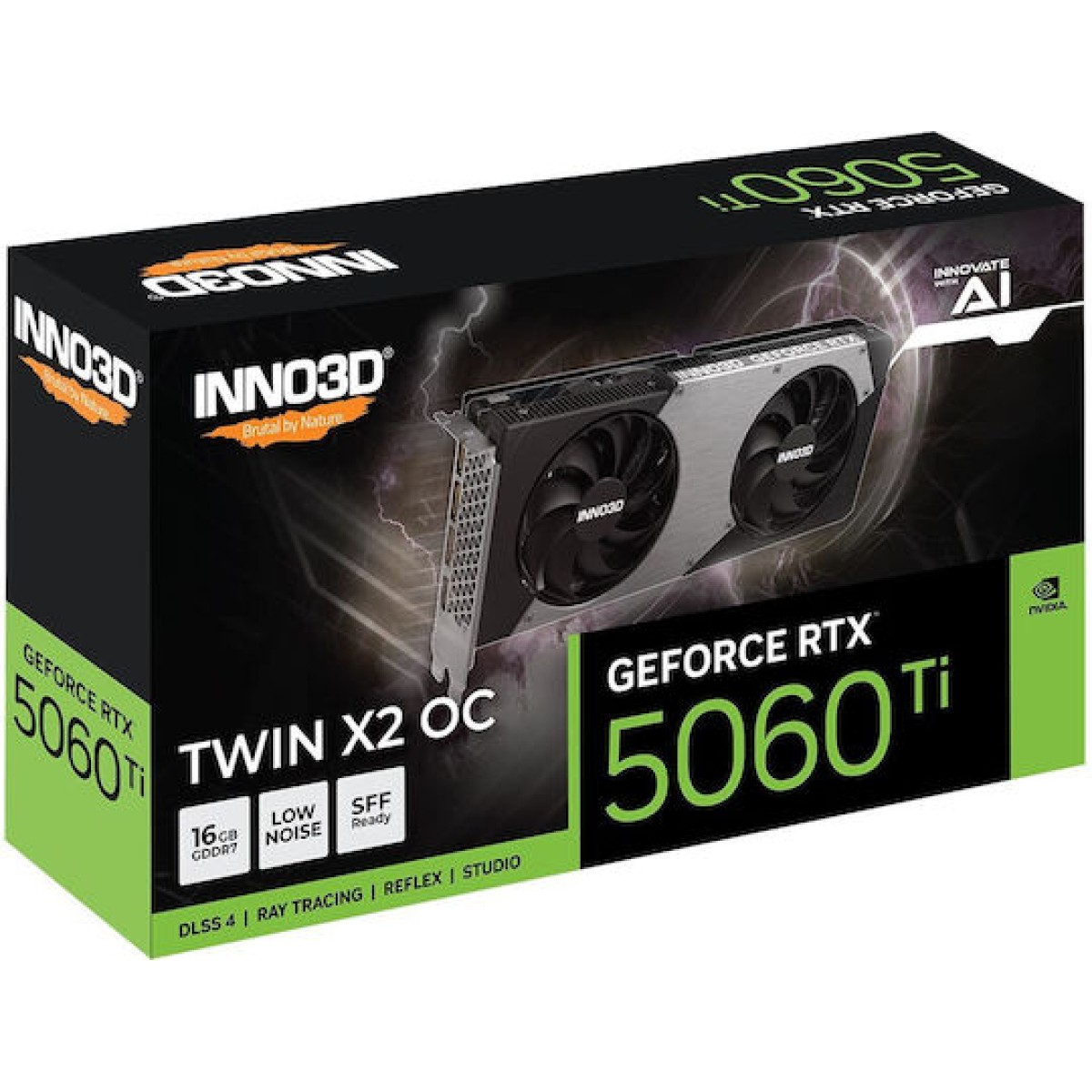 Inno 3D GeForce RTX 5060 Ti 16GB GDDR7 TWIN X2 OC Κάρτα Γραφικών