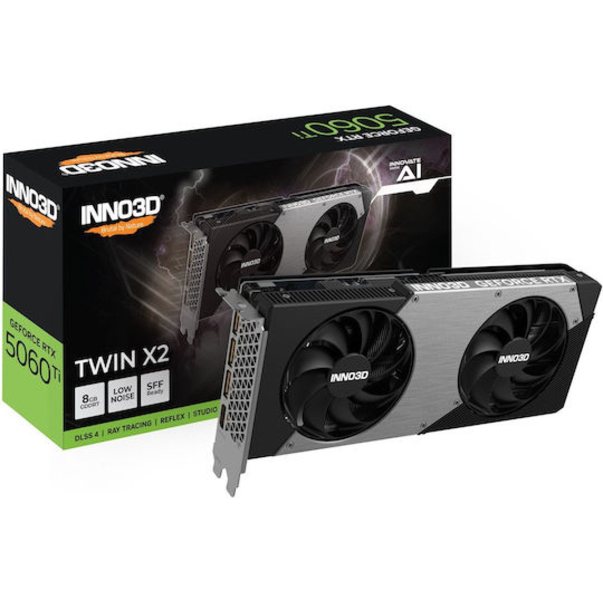 Inno 3D GeForce RTX 5060 Ti 8GB GDDR7 Twin X2 Κάρτα Γραφικών