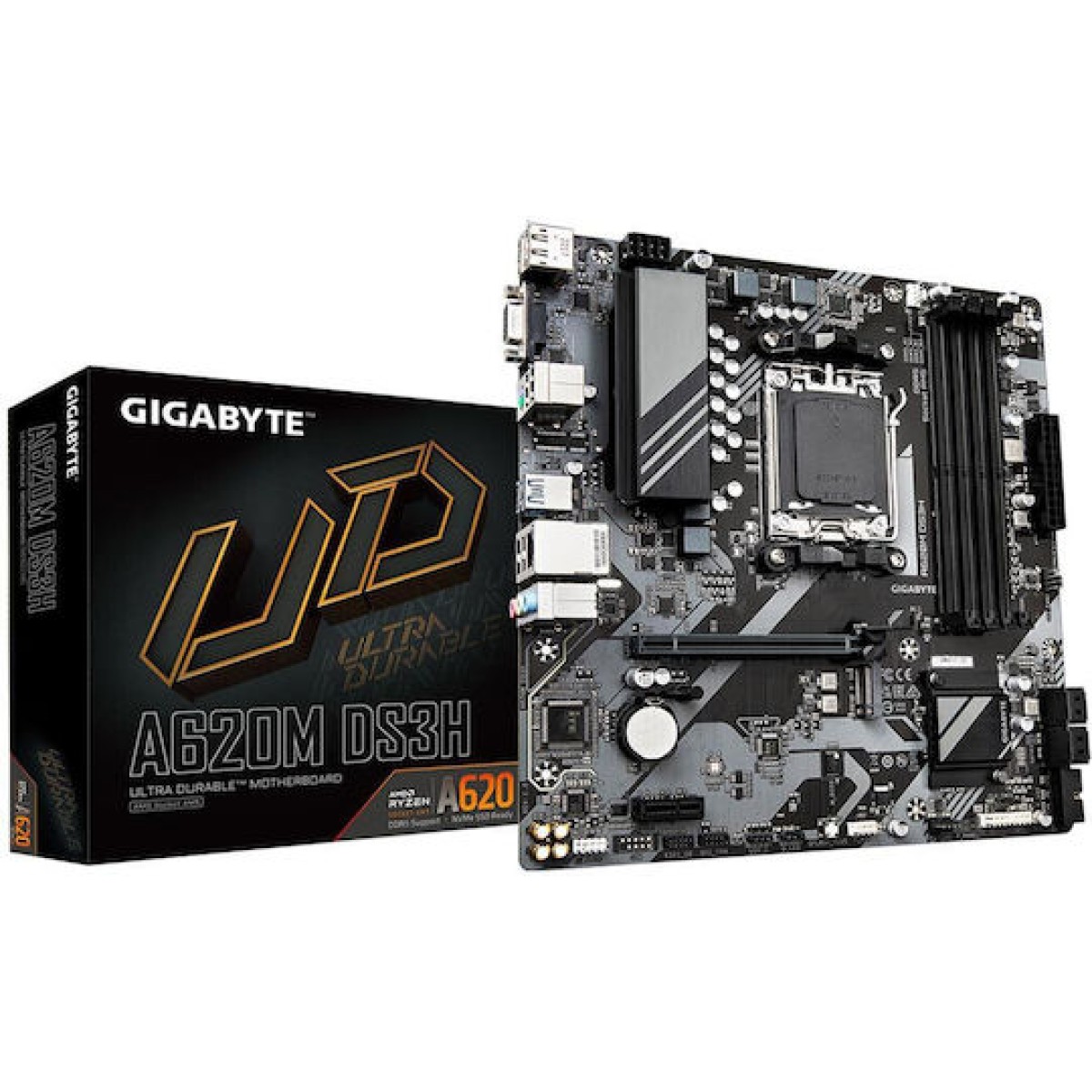 Gigabyte A620M DS3H rev. 1.0 Motherboard Micro ATX με AMD AM5 Socket