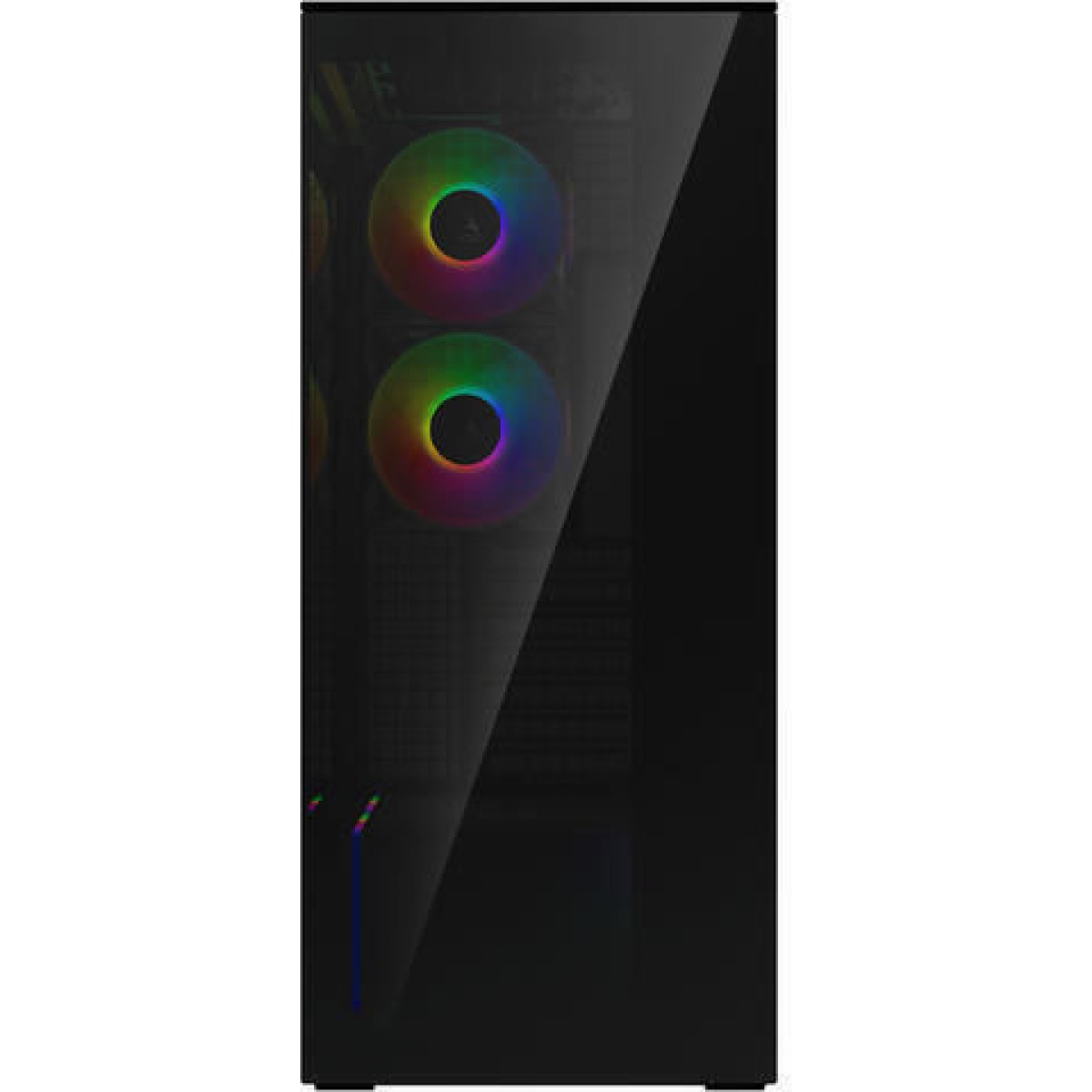 Arctic Xtender Midi Tower Κουτί Υπολογιστή με Πλαϊνό Παράθυρο Μαύρο