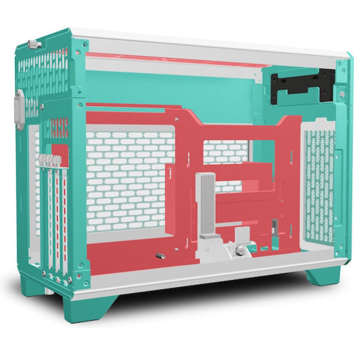 Thermaltake TR100 Mini Tower Κουτί Υπολογιστή Mint Strawberry