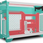 Thermaltake TR100 Mini Tower Κουτί Υπολογιστή Mint Strawberry