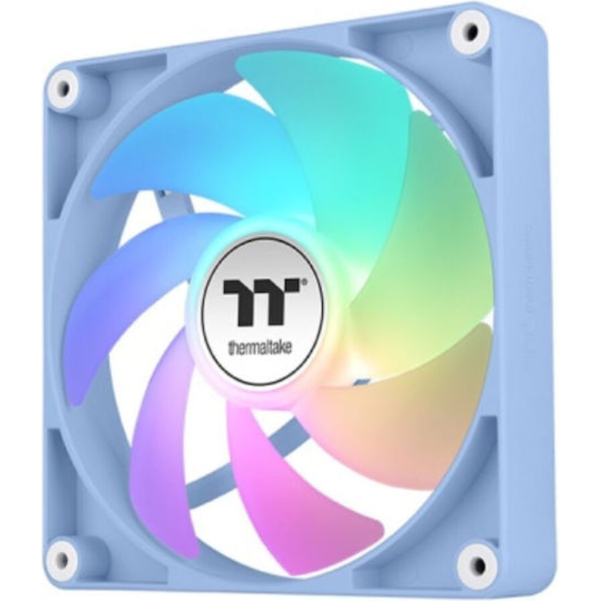 Thermaltake CT120 Case Fan με ARGB Φωτισμό και Σύνδεση 4-Pin PWM 2τμχ Hydrangea Blue