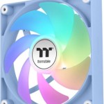 Thermaltake CT120 Case Fan με ARGB Φωτισμό και Σύνδεση 4-Pin PWM 2τμχ Hydrangea Blue