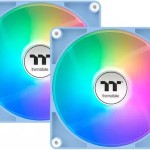 Thermaltake CT120 Case Fan με ARGB Φωτισμό και Σύνδεση 4-Pin PWM 2τμχ Μπλε