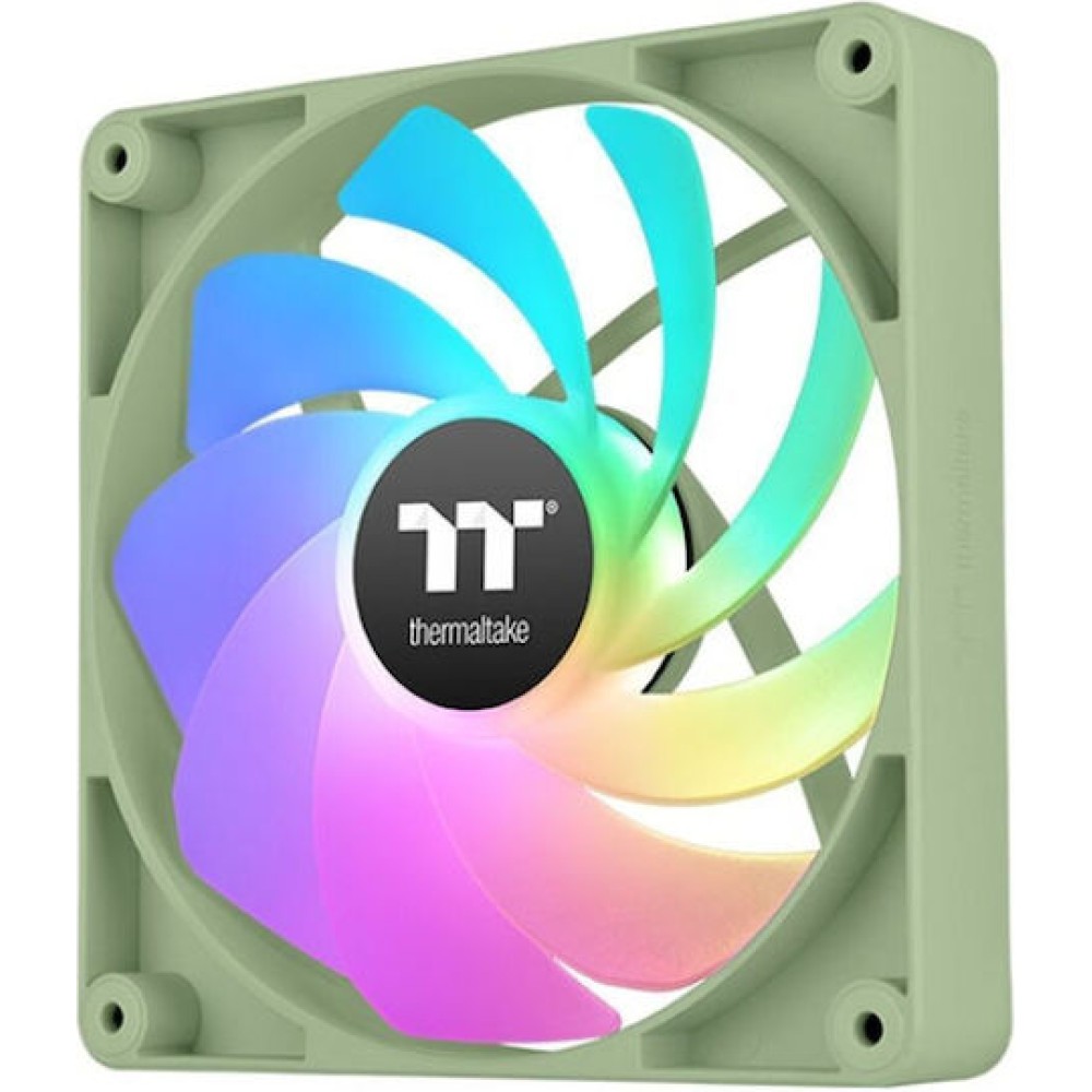 Thermaltake CT120 Case Fan με ARGB Φωτισμό 2τμχ Matcha Green