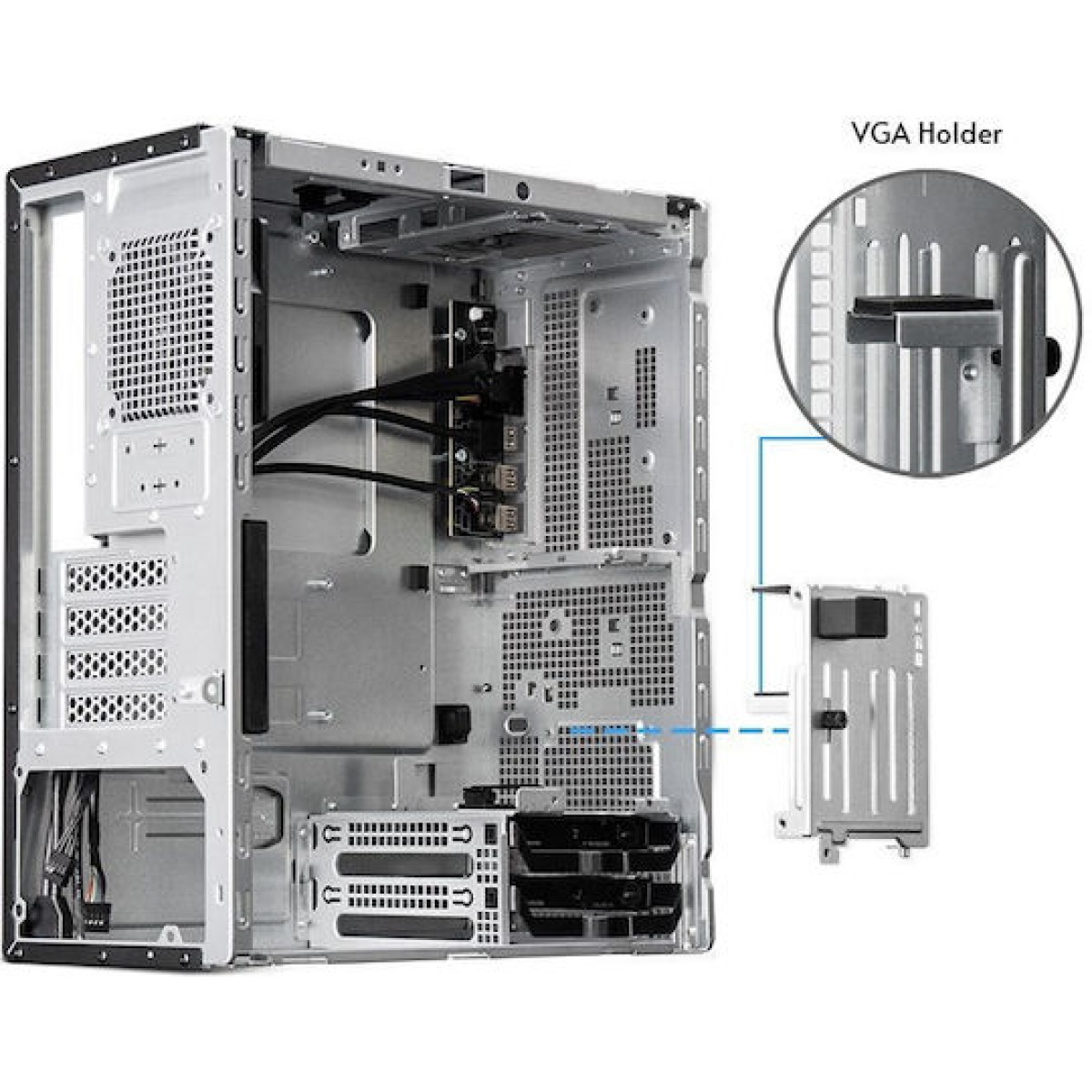 Chieftec BS-20B-OP Midi Tower Κουτί Υπολογιστή Μαύρο