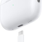 Apple AirPods Pro 2 με MagSafe Charging Case (USB‑C) In-ear Bluetooth Handsfree Ακουστικά με Αντοχή στον Ιδρώτα και Θήκη Φόρτισης Λευκά