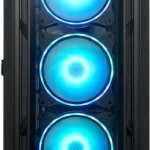 Chieftec APEX Gaming Midi Tower Κουτί Υπολογιστή με Πλαϊνό Παράθυρο και RGB Φωτισμό Μαύρο