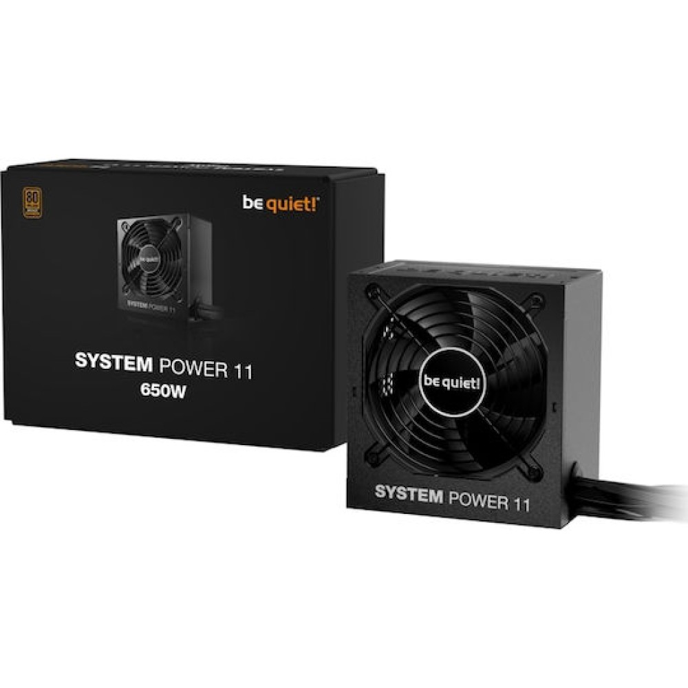 Be Quiet System Power 11 650W Μαύρο Τροφοδοτικό Υπολογιστή Full Wired 80 Plus Bronze