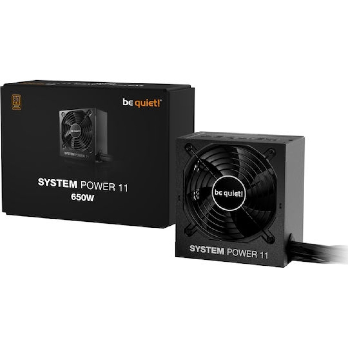 Be Quiet System Power 11 650W Μαύρο Τροφοδοτικό Υπολογιστή Full Wired 80 Plus Bronze