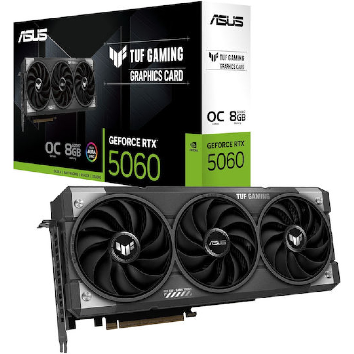 Asus GeForce RTX 5060 8GB GDDR7 TUF Gaming OC Edition Κάρτα Γραφικών