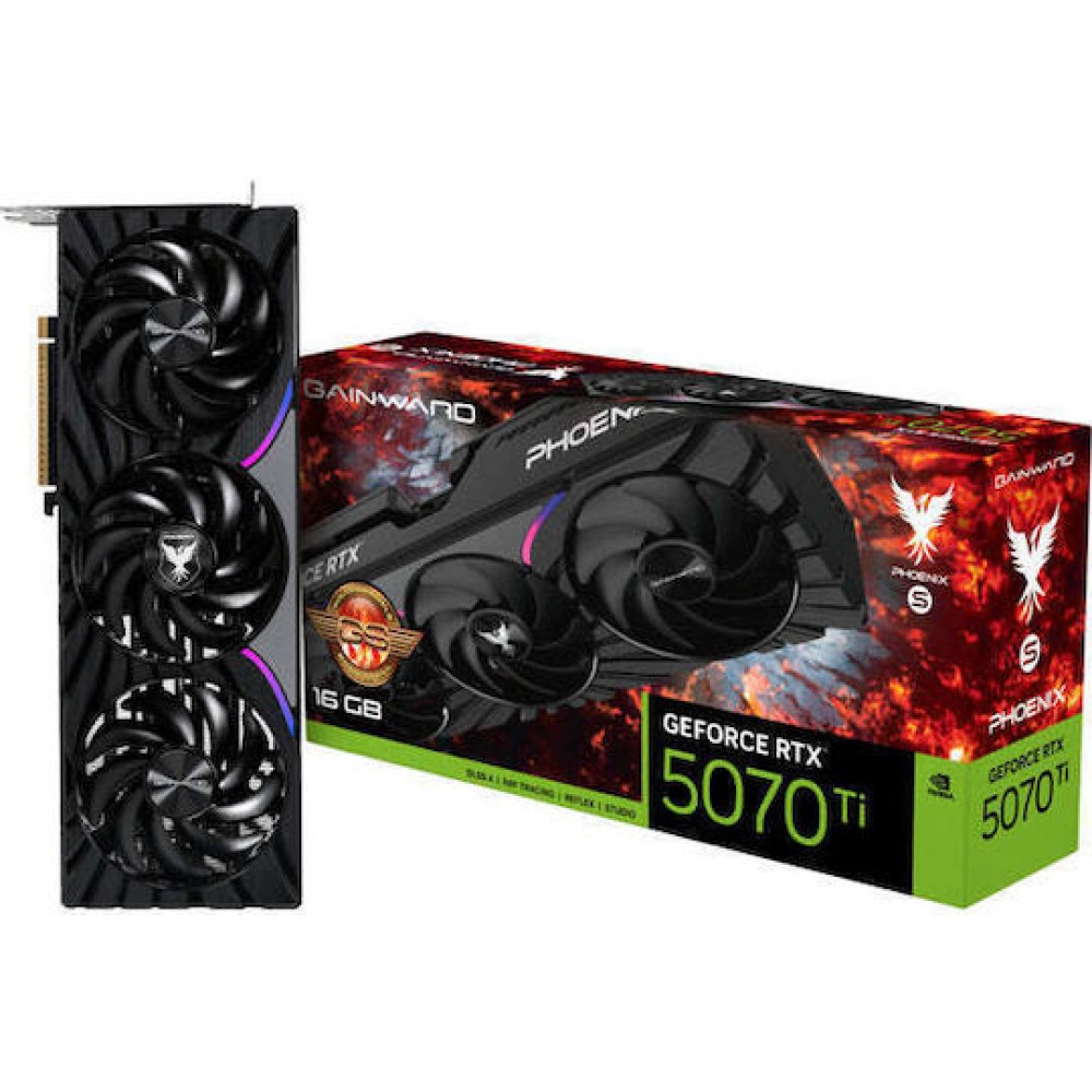 Gainward GeForce RTX 5070 Ti 16GB GDDR7 Phoenix-S GS Κάρτα Γραφικών