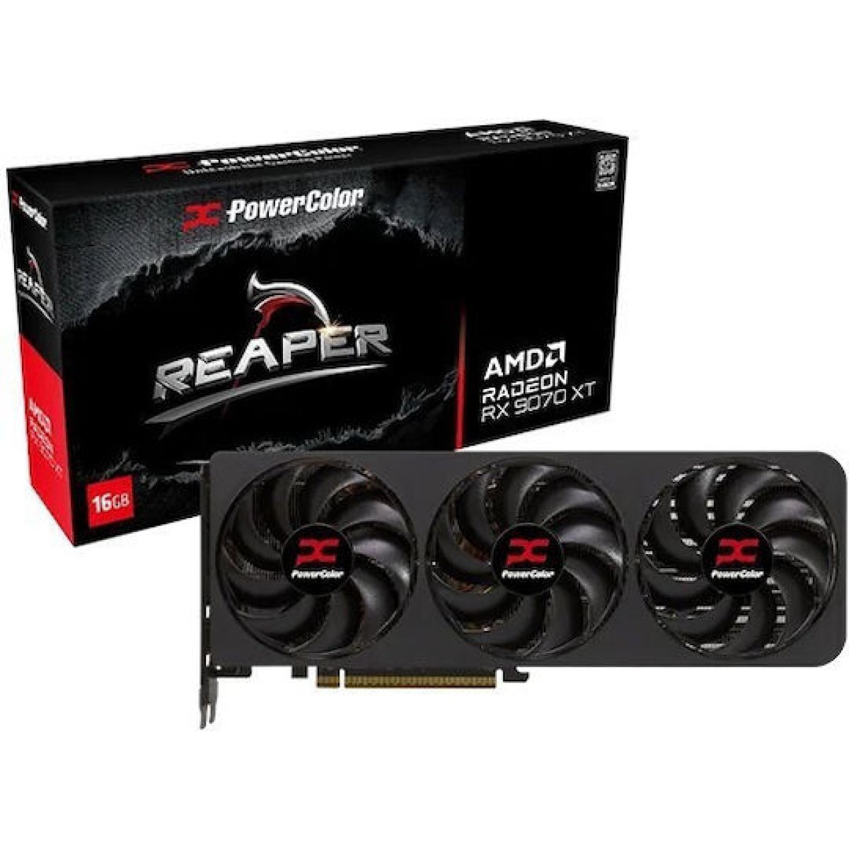 PowerColor Radeon RX 9070 XT 16GB GDDR6 Reaper Κάρτα Γραφικών