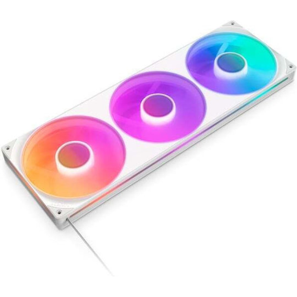 NZXT F420 RGB Case Fan 140mm με Σύνδεση 4-Pin PWM Λευκό