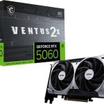MSI GeForce RTX 5060 8GB GDDR7 Ventus 2X OC Κάρτα Γραφικών