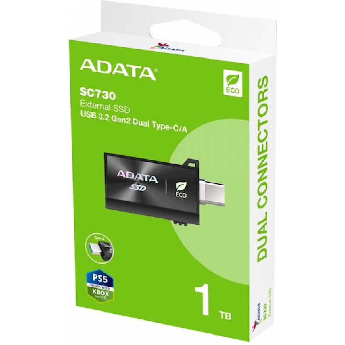 Adata USB 3.2 Εξωτερικός SSD 1.0TB 2.5