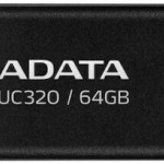 Adata Uc320 64GB USB 3.2 Stick Μαύρο