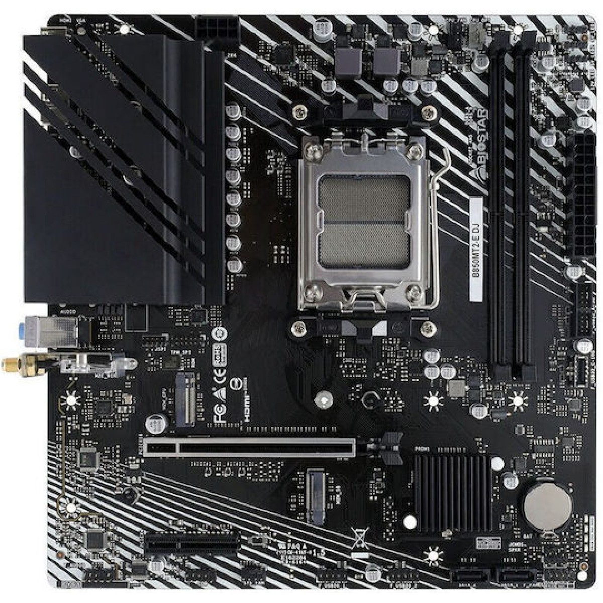 Biostar B850 Wi-Fi Motherboard Micro ATX με AMD AM5 Socket B850MT2-E DJ