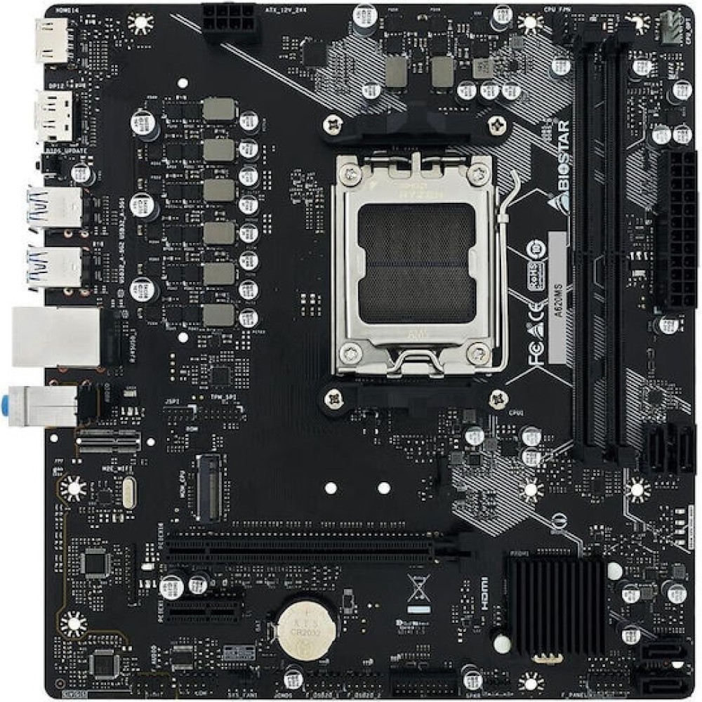 Biostar A620MS Motherboard ATX με AMD AM5 Socket