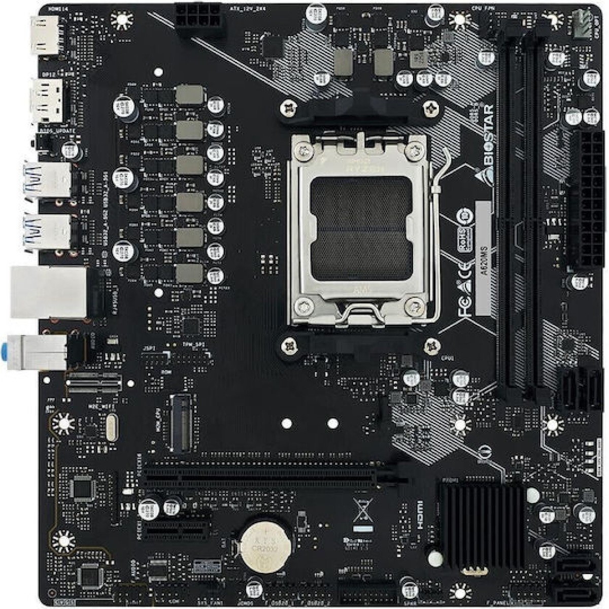 Biostar A620MS Motherboard ATX με AMD AM5 Socket
