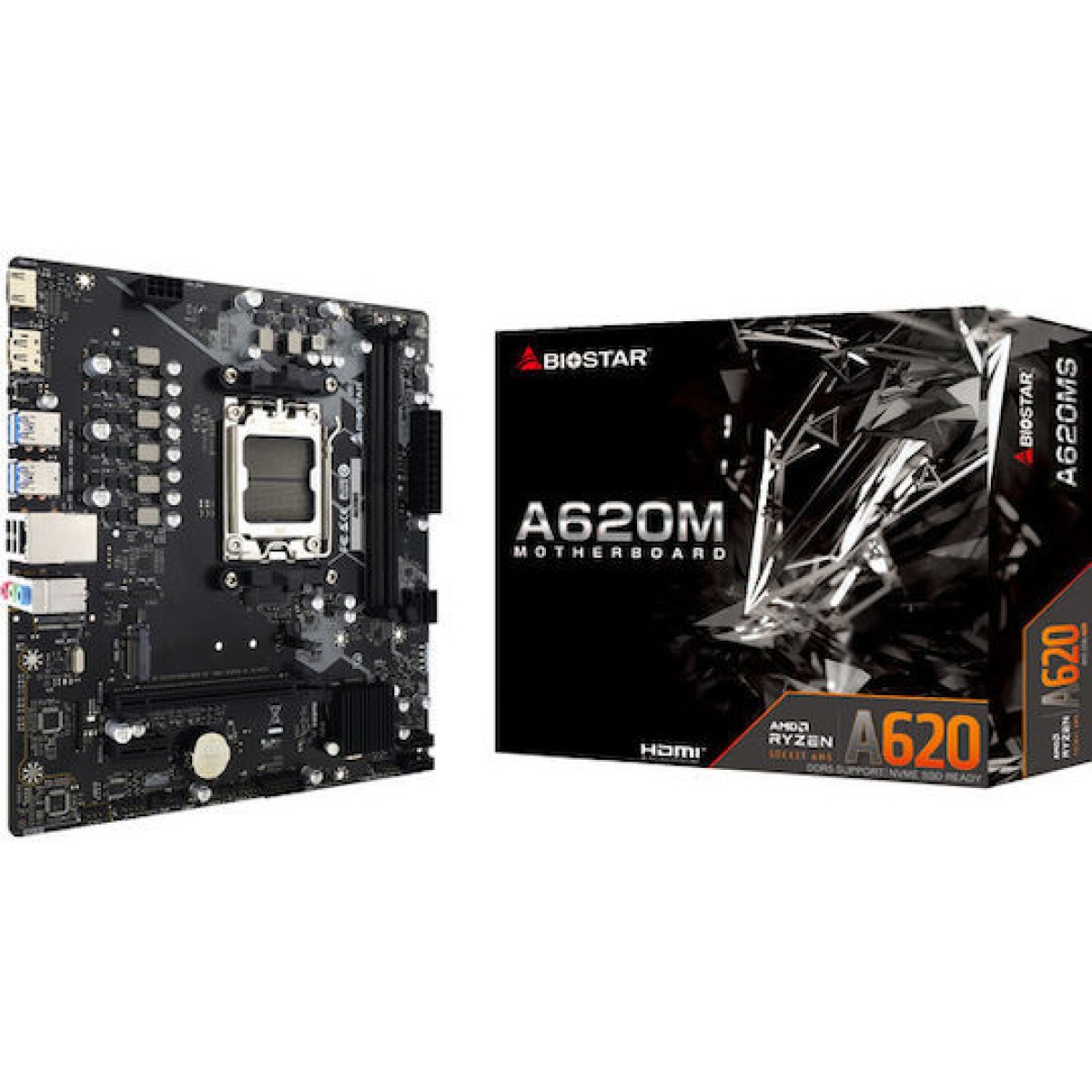 Biostar A620MS Motherboard ATX με AMD AM5 Socket