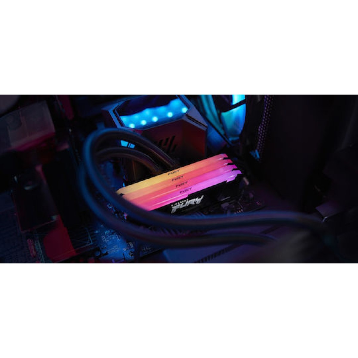 Kingston FURY Beast RGB DDR4 με Module 1x32GB και Ταχύτητα 3200 για Desktop