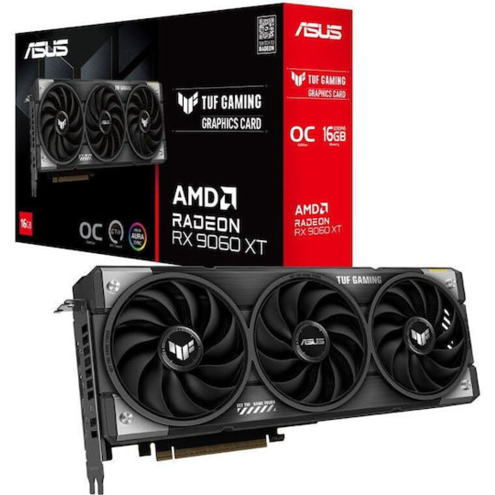 Asus Radeon RX 9060 XT 16GB GDDR6 OC Κάρτα Γραφικών