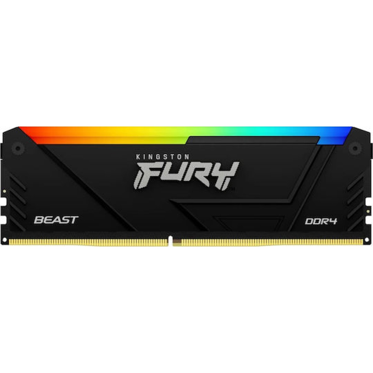 Kingston Fury Beast DDR4 64GB RAM με 4x16GB Modules και Ταχύτητα 3200 για Desktop