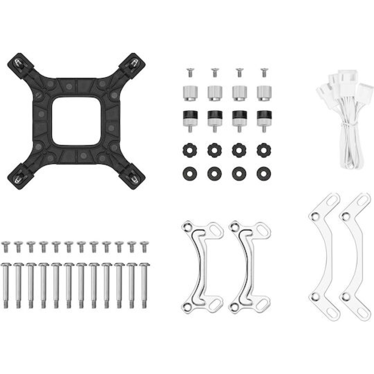 Deepcool LE360 WH (v2) Υδρόψυξη Επεξεργαστή Τριπλού Ανεμιστήρα 120mm για Socket 1700/1200/115x με Λευκό Φωτισμό Λευκή